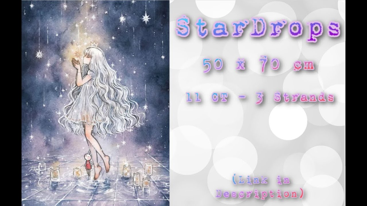 Stardrops || Cross Stitch Timelapse #1