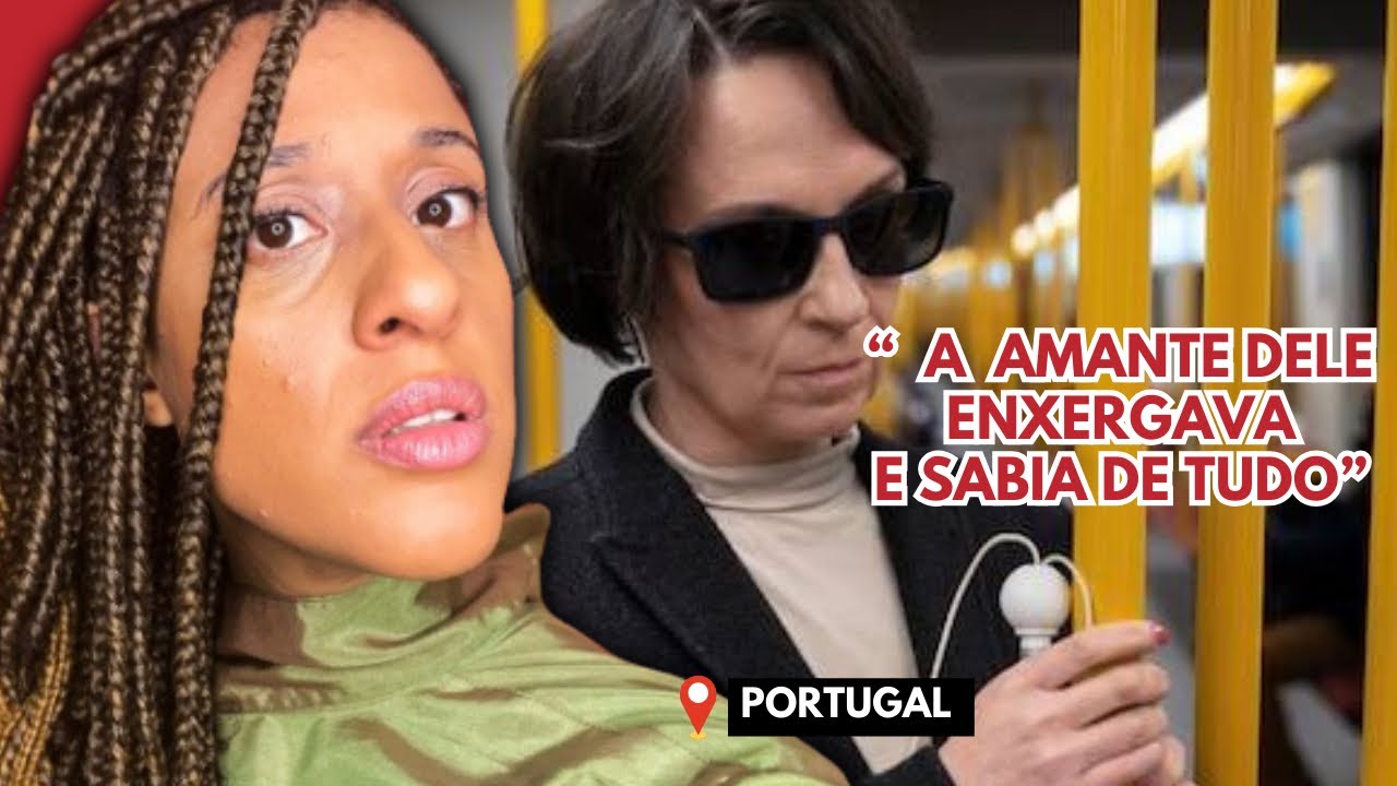 CASEI E ELE FEZ DE TUDO C/ A AMANTE DO LADO POR EU SER C€G@ EM PORTUGAL