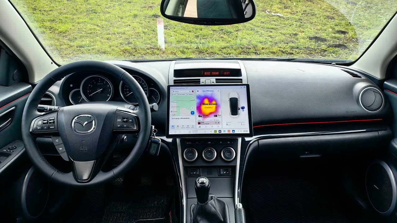 Головное устройство DUDUAUTO DUDU7 13 дюймовый мультимедийный монстр обзор