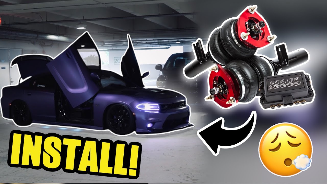 Installing air bag suspension in Scatpack Charger (first bag install)