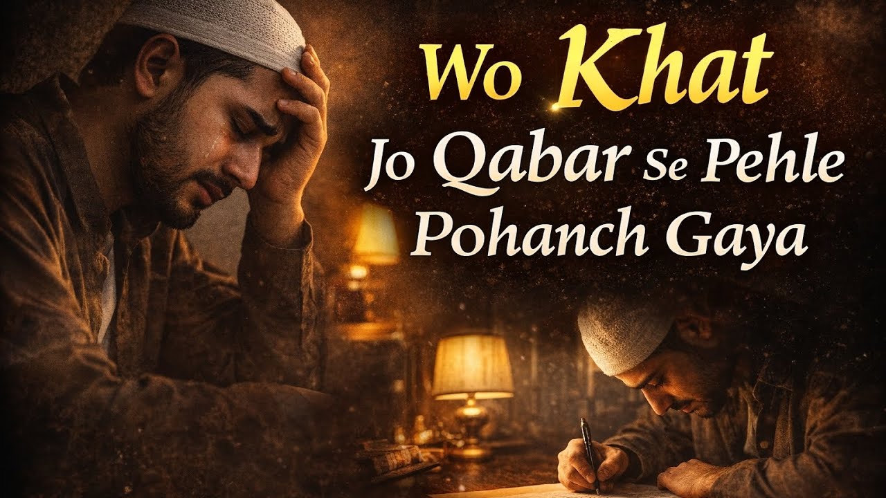 وہ خط جو قبر سے پہلے پہنچ گیا | ایسی سچی اسلامی کہانی جو دل ہلا دے | Emotional Islamic Story