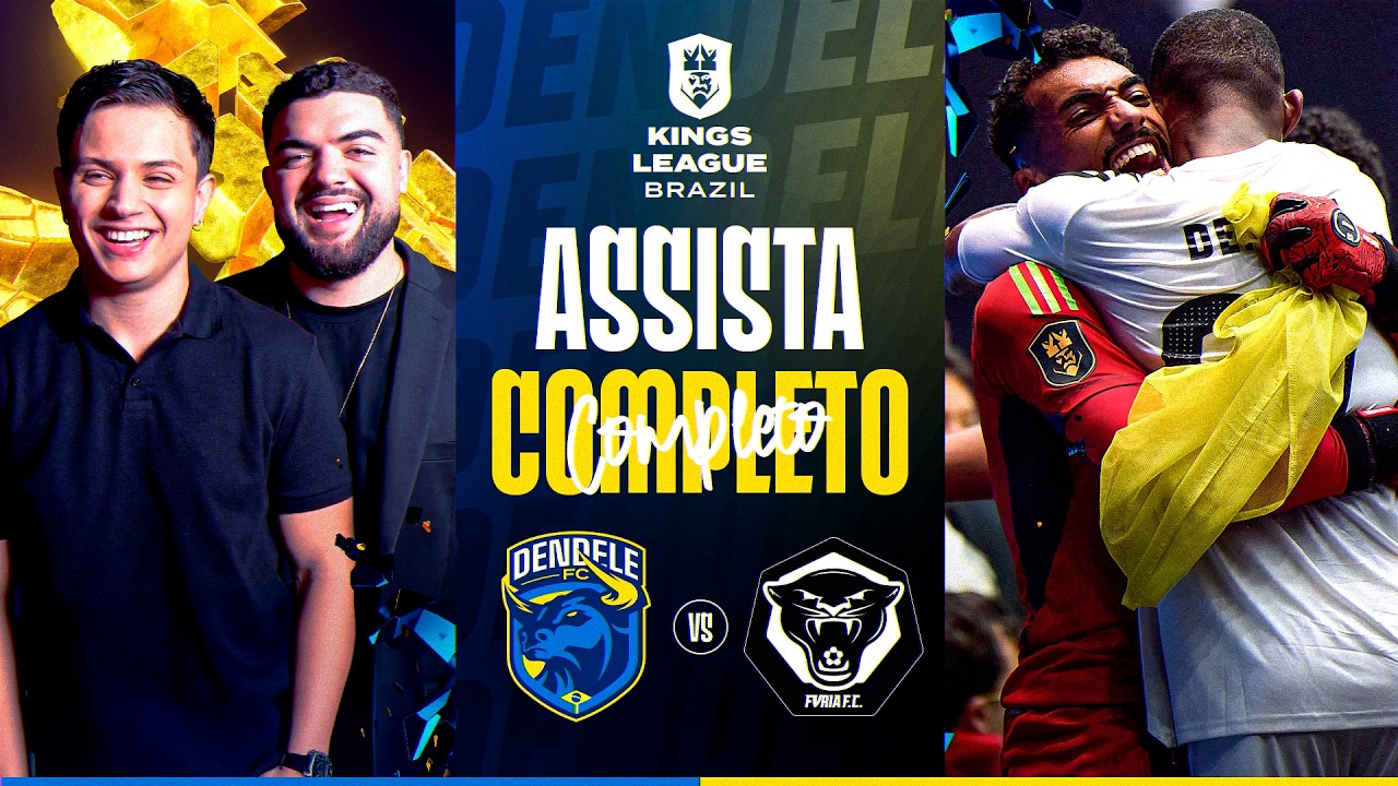 👑KINGS LEAGUE BRASIL - SPLIT 2 | DENDELE vs. F&Uacute;RIA (18h)