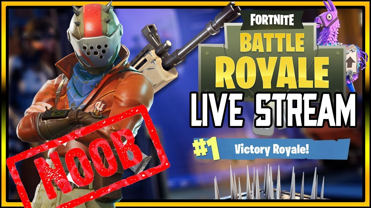 NOOB ON THE LOOSE!!!: Conman167's Fortnite: Battle Royal Livestream Season 4