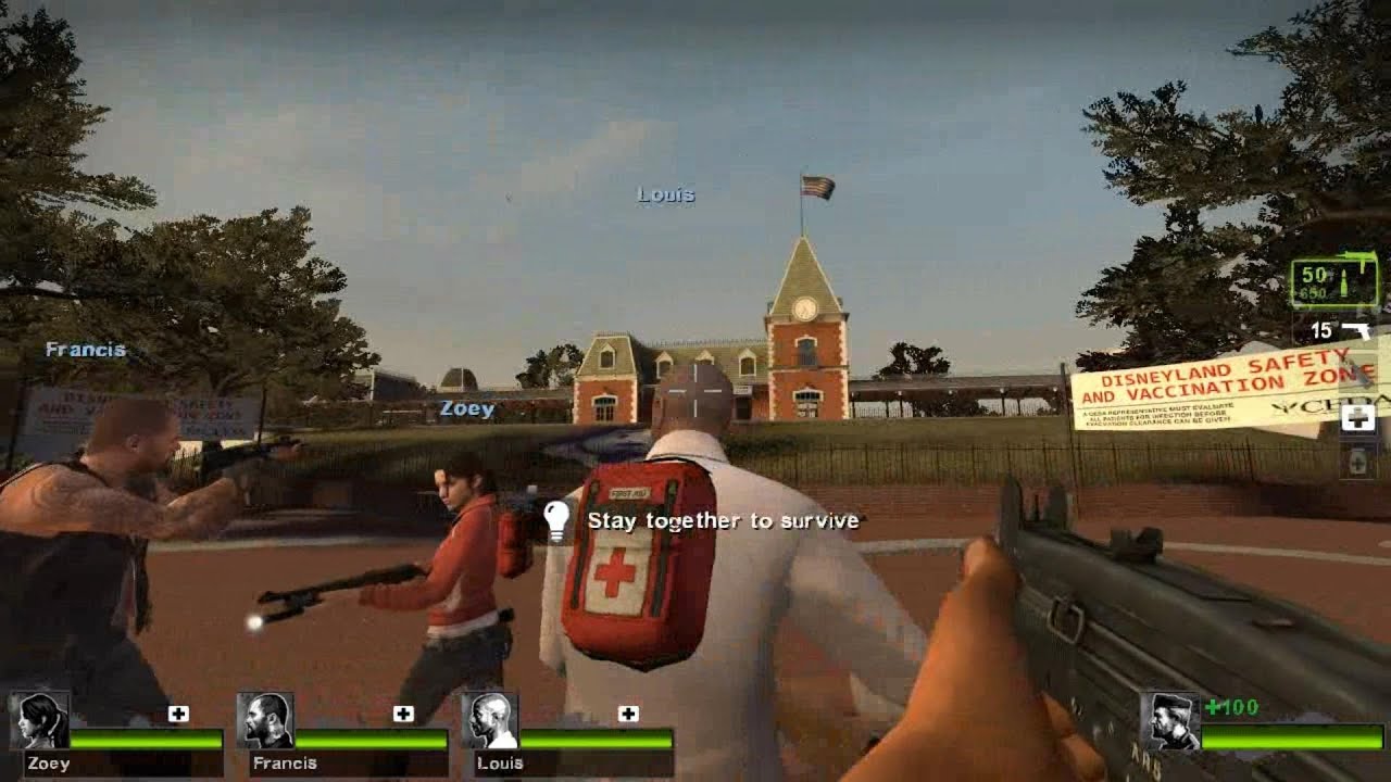 Left 4 Dead 2 - Journey to Splash Mountain Custom Campaign Multiplayer Playthrough