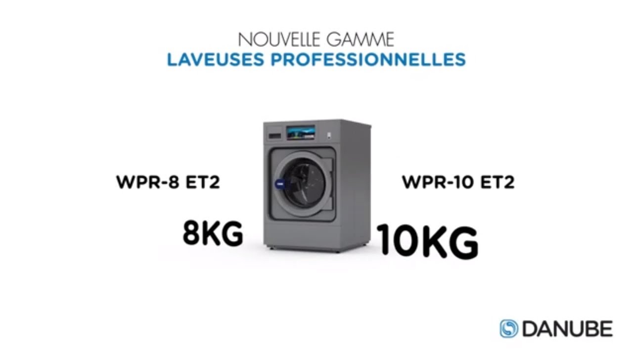 Nouvelle gamme de lave-linge professionnels Danube pour 2021 | www.danube.com
