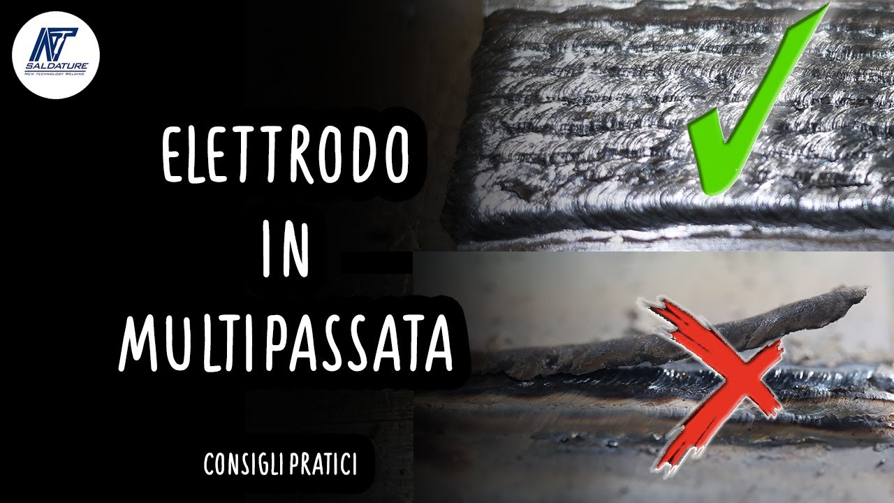 Quante passate di saldature ci vogliono? Saldatura ad ELETTRODO in MULTIPASSATA! Tecnica e CONSIGLI!