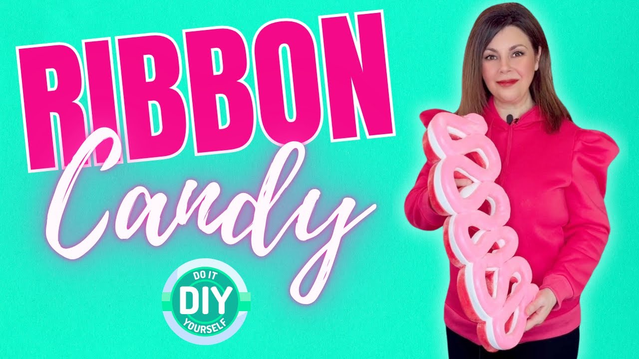 How To Make HUGE Fake Ribbon Candy | The Fake Bake Diaries Tutorial