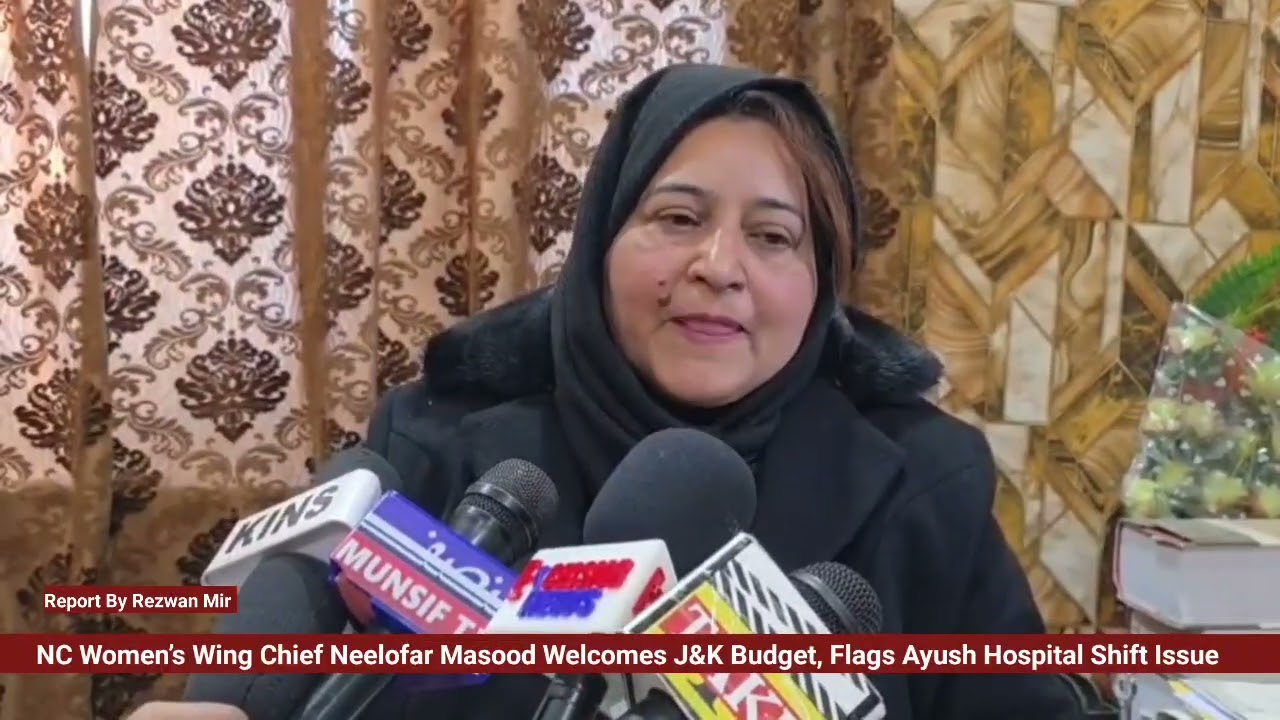 National Conference Women&rsquo;s Wing President and Advocate Neelofar Masood on Saturday welcomed the pr