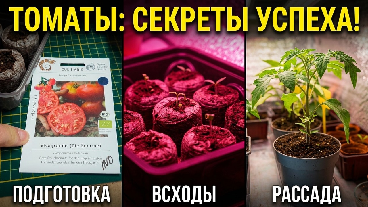 Правильная подготовка к посеву семян томатов!