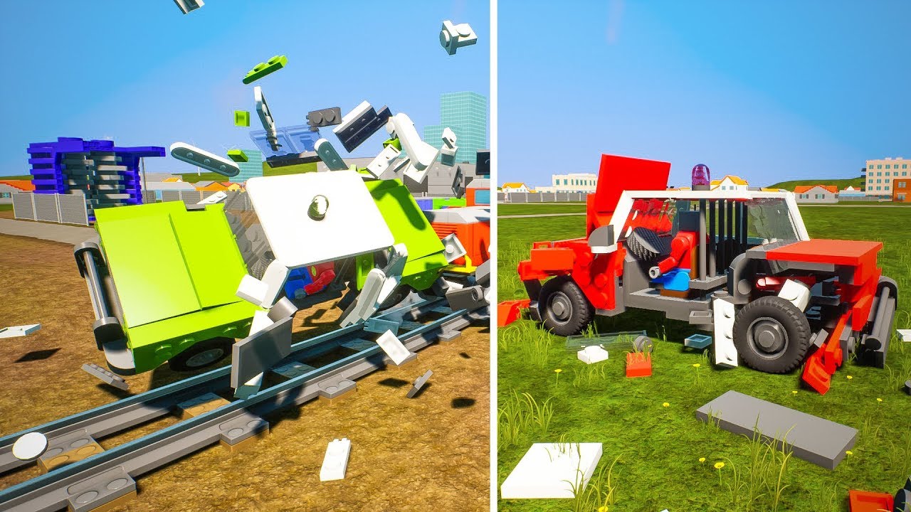 Softbody Cars Crash Testing #2 | Brick Rigs