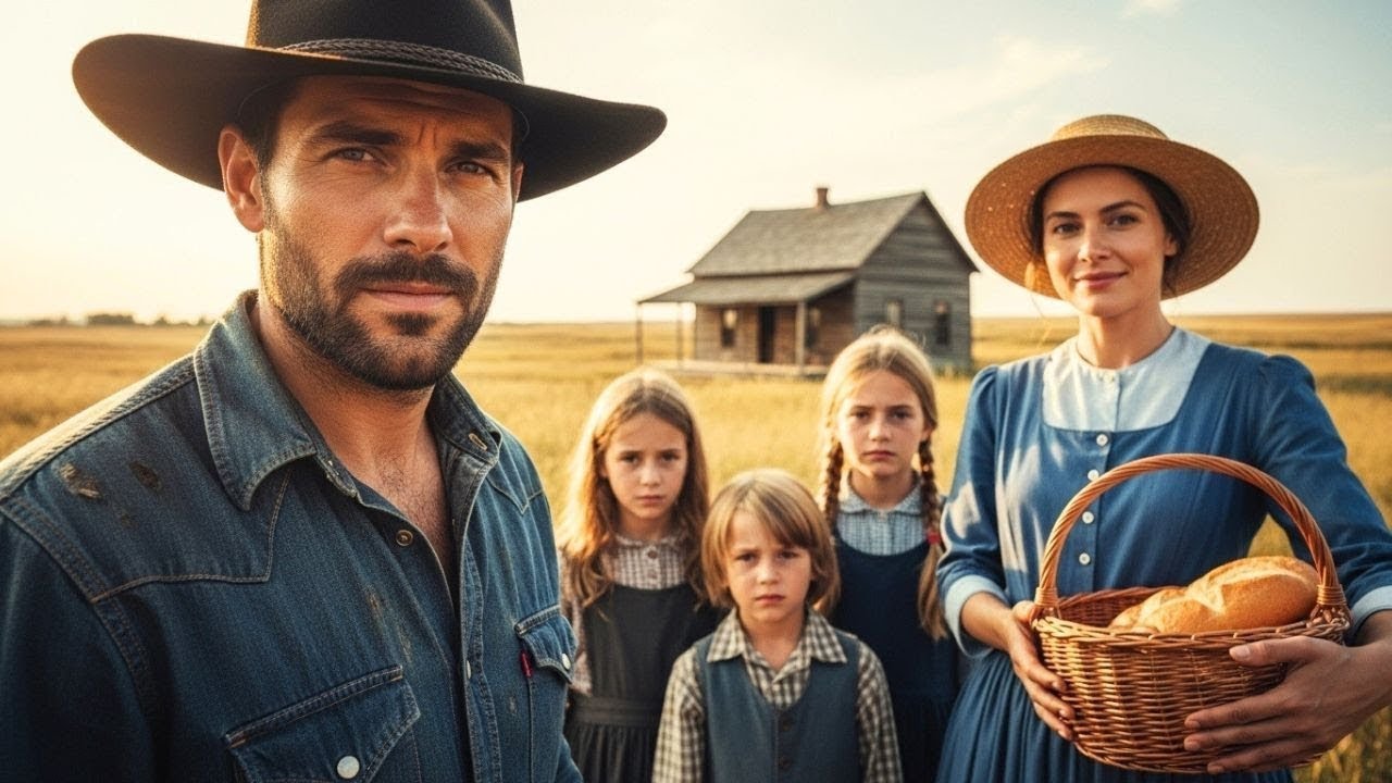 Deixado com os órfãos do irmão, o cowboy solitário não esperava a mulher com pão quente.