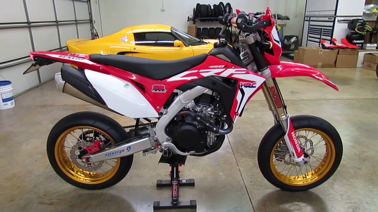 Проектный мотоцикл Honda CRF450L Supermoto от SRmoto