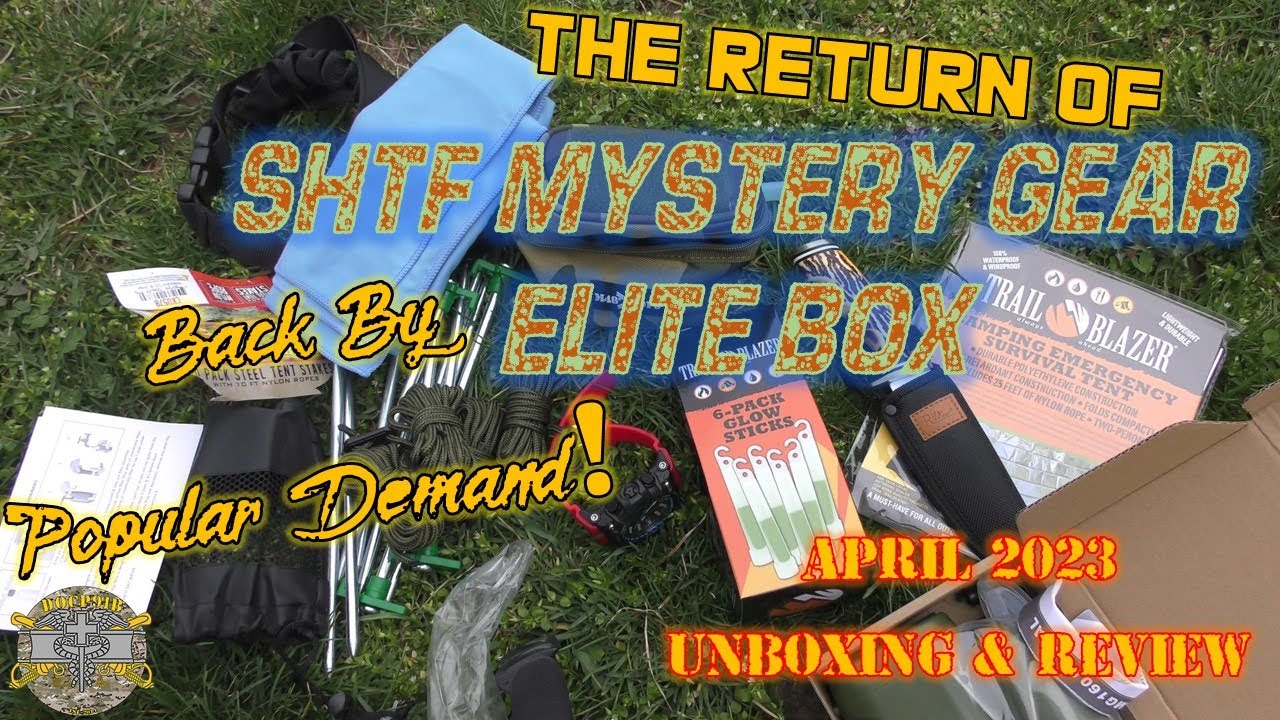 BACK BY YOUR DEMANDS!!! SHTF Mystery Gear Elite Box!!! - April 2023  Unboxing & Review