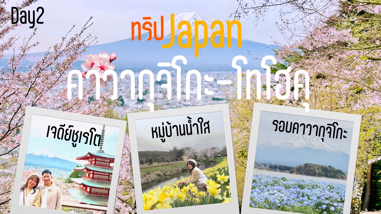 Day2 ทริปญี่ปุ่นตามล่าซากุระ คาวากุจิโกะ-โทโฮคุ | เช็คอินแลนด์มาร์ค รอบทะเลสาบ