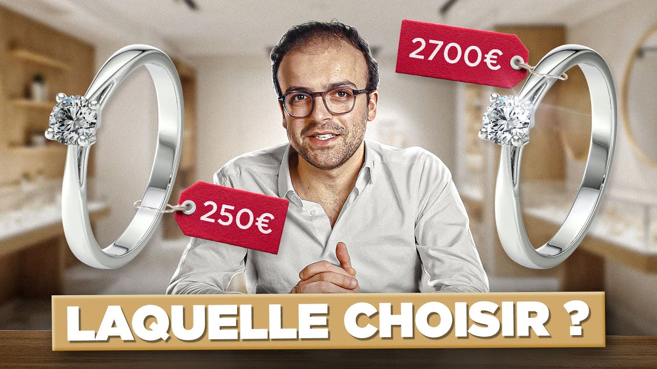 Bague &agrave; 250&euro; VS 2700&euro; ! (Comparaison compl&egrave;te)