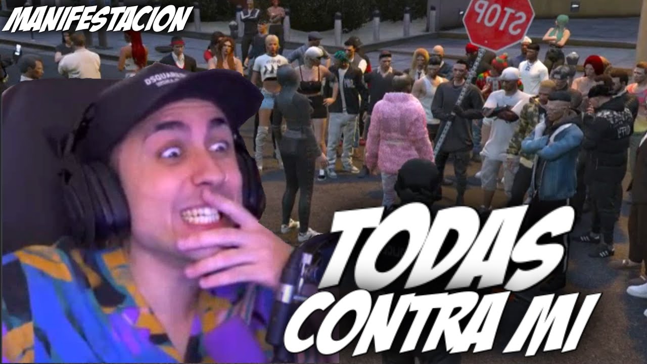 MANIFESTACION  CONTRA ISIDORO EN GTA - IMANTADO  SpainRP