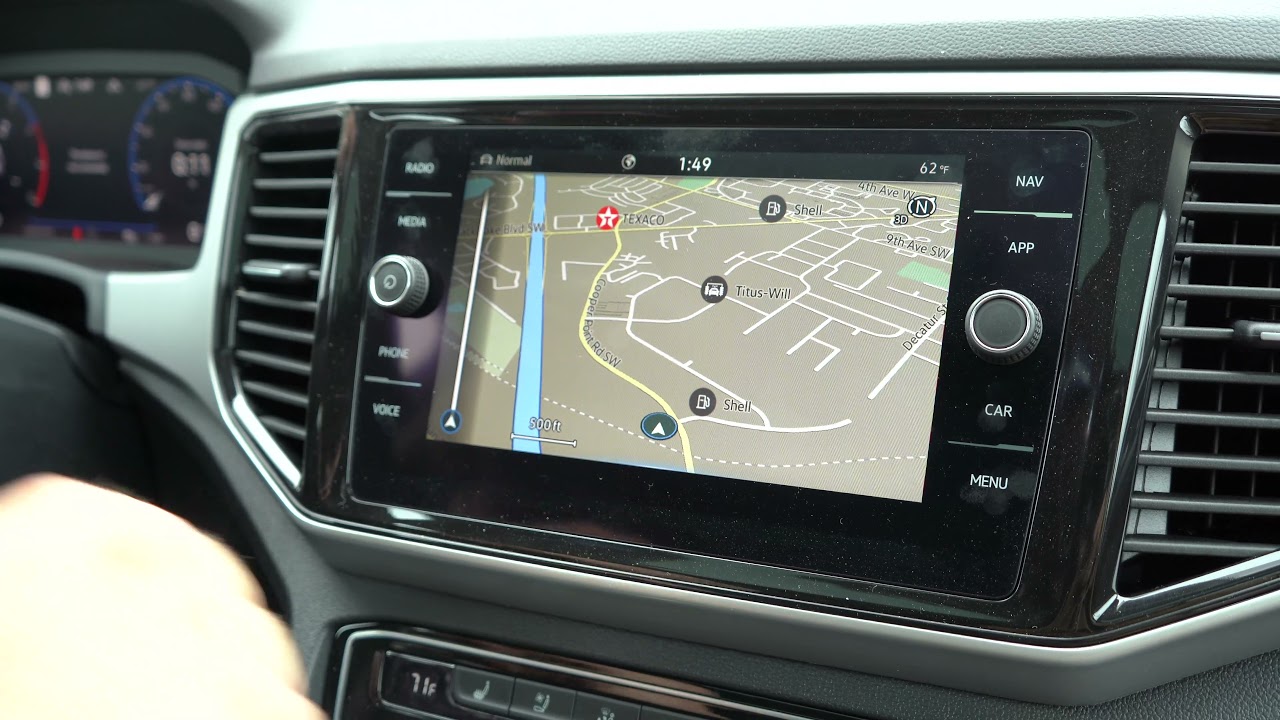 How to use the center screen 2021 Atlas