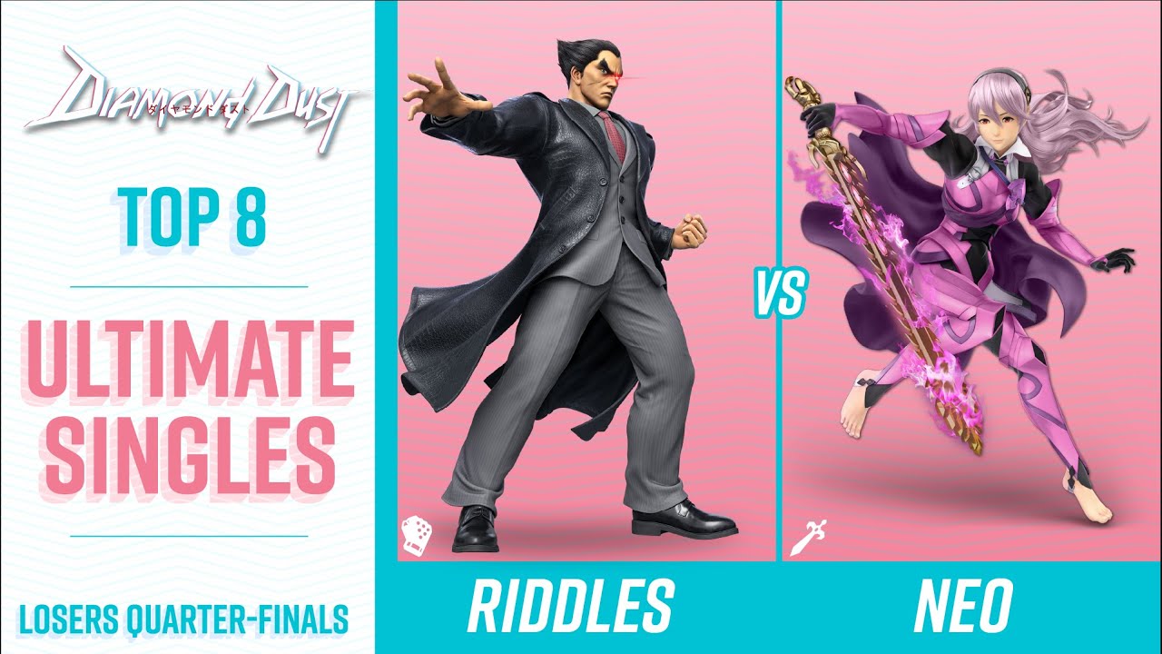 Riddles (Kazuya) vs Neo (Corrin) - TOP 8 (LOSERS QUARTER-FINALS) - ULTIMATE SINGLES | Diamond Dust