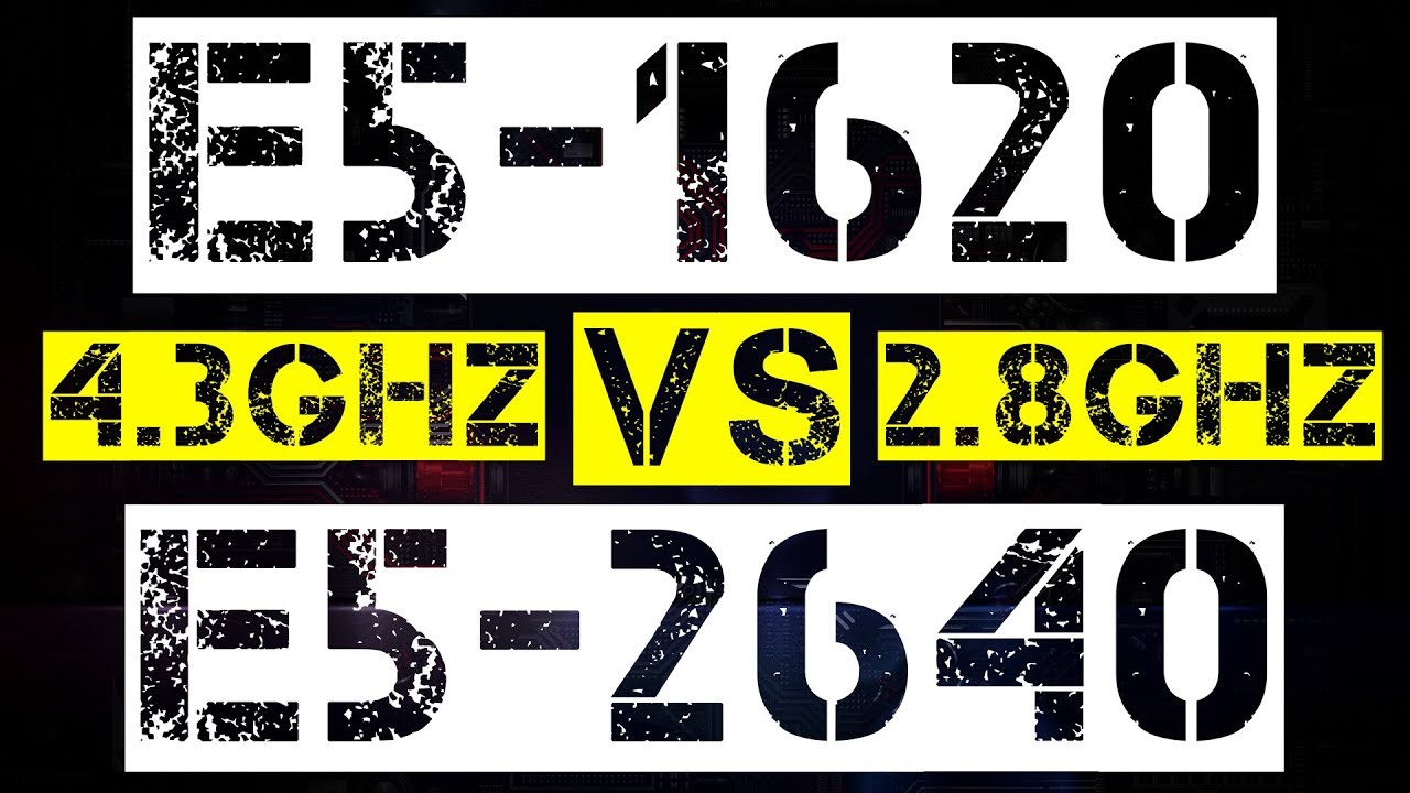 XEON E5-1620 VS E5-2640