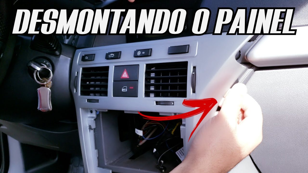 COMO DESMONTAR PAINEL DO VECTRA C 2.0/2.4 ( INTEIRO)