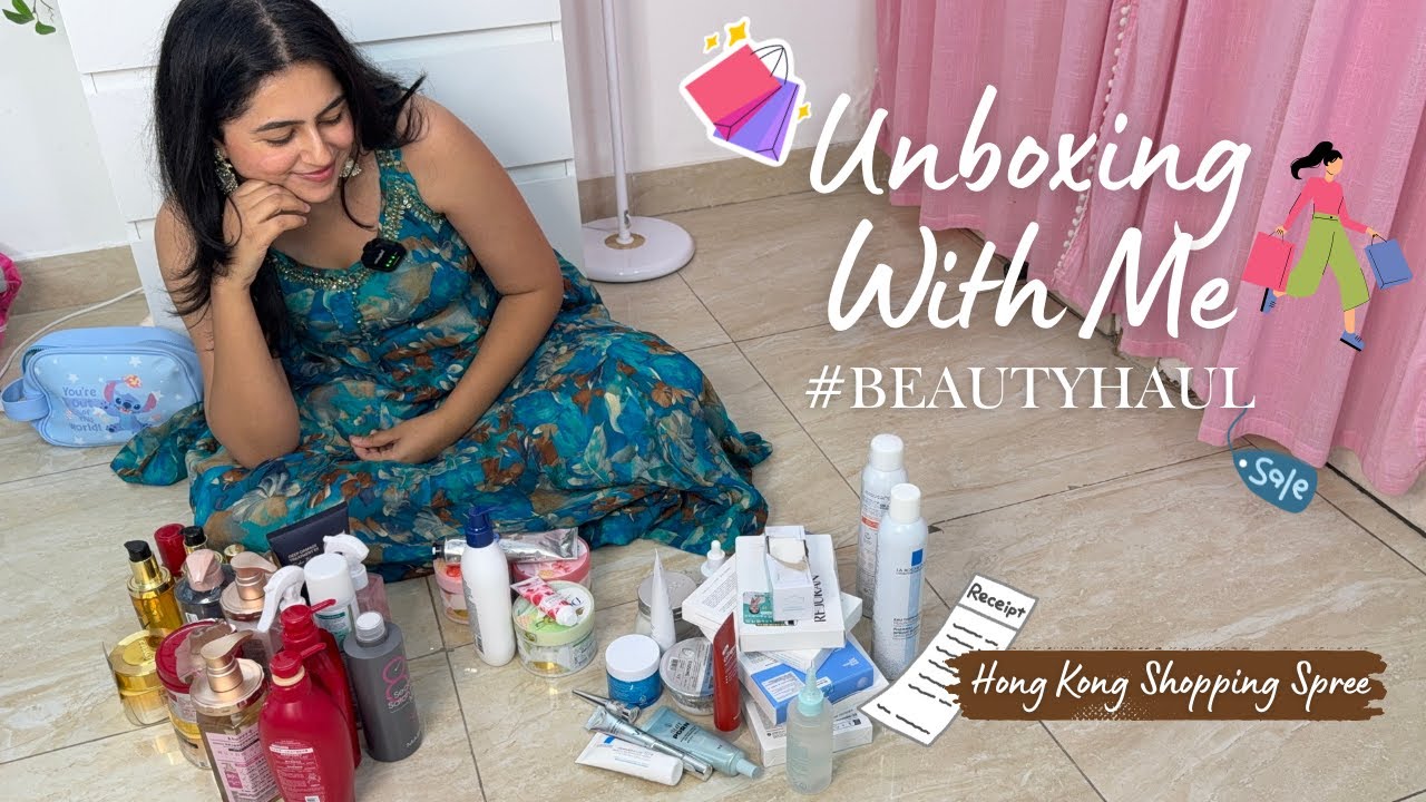40K worth of Shopping in Hong Kong | Skincare | Haircare | Makeup Haul #skincare #haul #hongkong