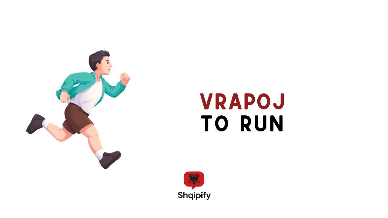 Learn the Albanian Verb “Vrapoj” | Meaning, Conjugation & Example Sentences