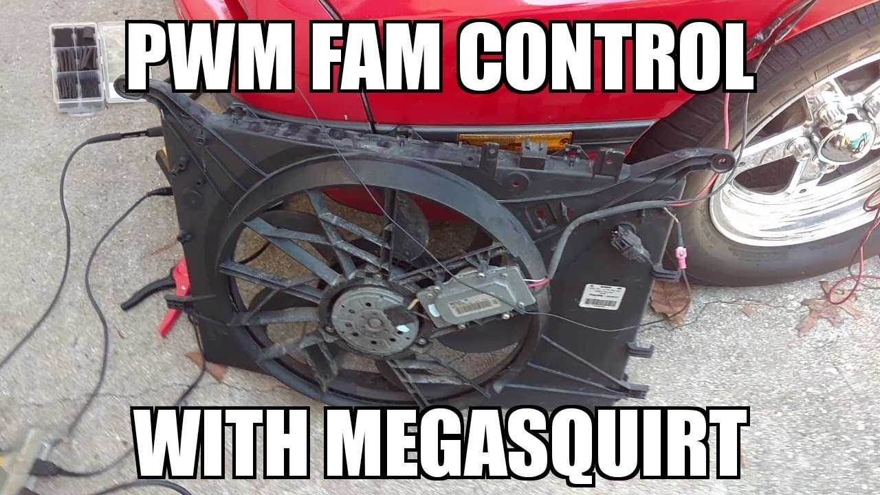 megasquirt pwm speed control how to with a junkyard volvo fan.
