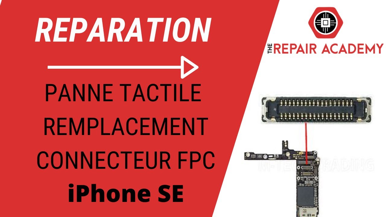 iPhone SE | Panne tactile après changement d'écran | Remplacement connecteur FPC