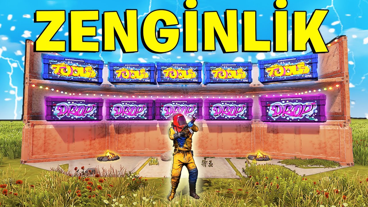 BÜTÜN SANDIKLARI DOLDURANA KADAR RAİD ATTIK ! (MUHTEŞEM GELİŞİM) Rust Türkçe Bölüm 1