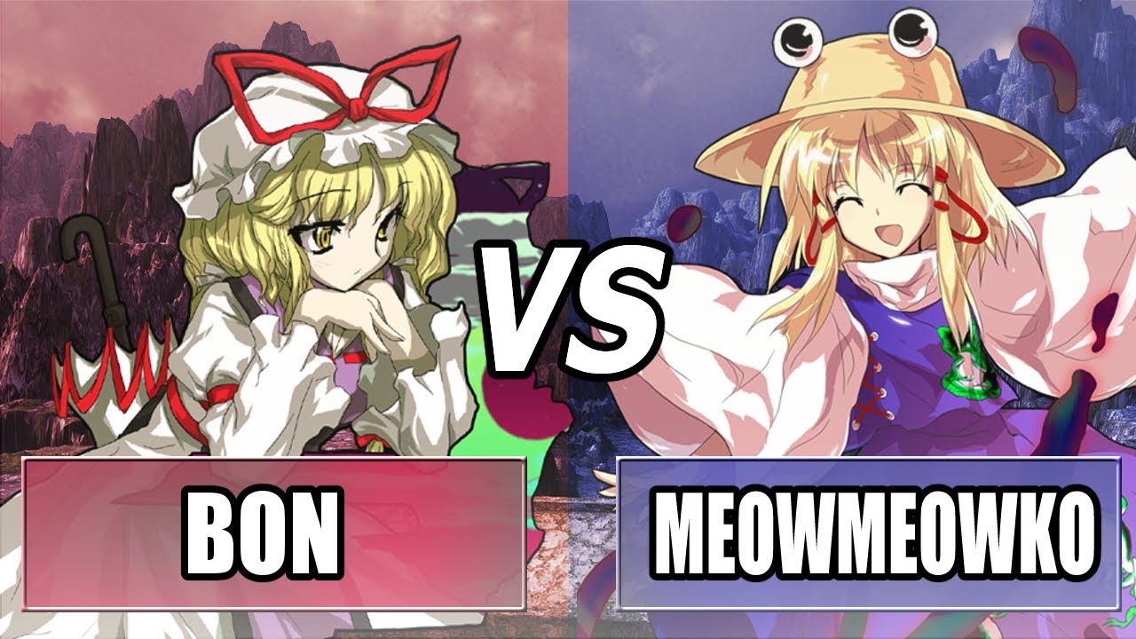 Hisoutensoku: BoN (Yukari) vs MeowMeowKo (Suwako) FT2 | High Level Gameplay