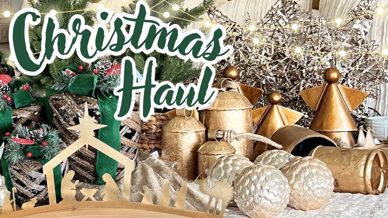 HUGE CHRISTMAS DECOR HAUL ON A BUDGET 2023