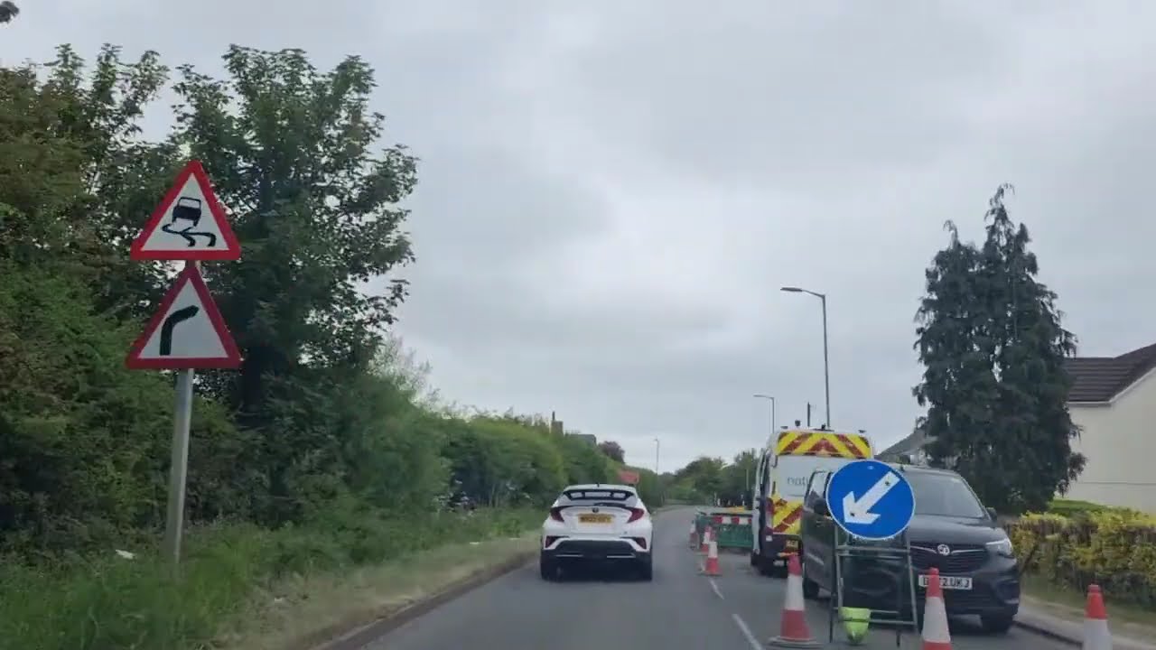Road Trip UK 🇬🇧 | Driving  From Stonebroom To  Mansfield | Via B6014 and A38 | Alfreton 