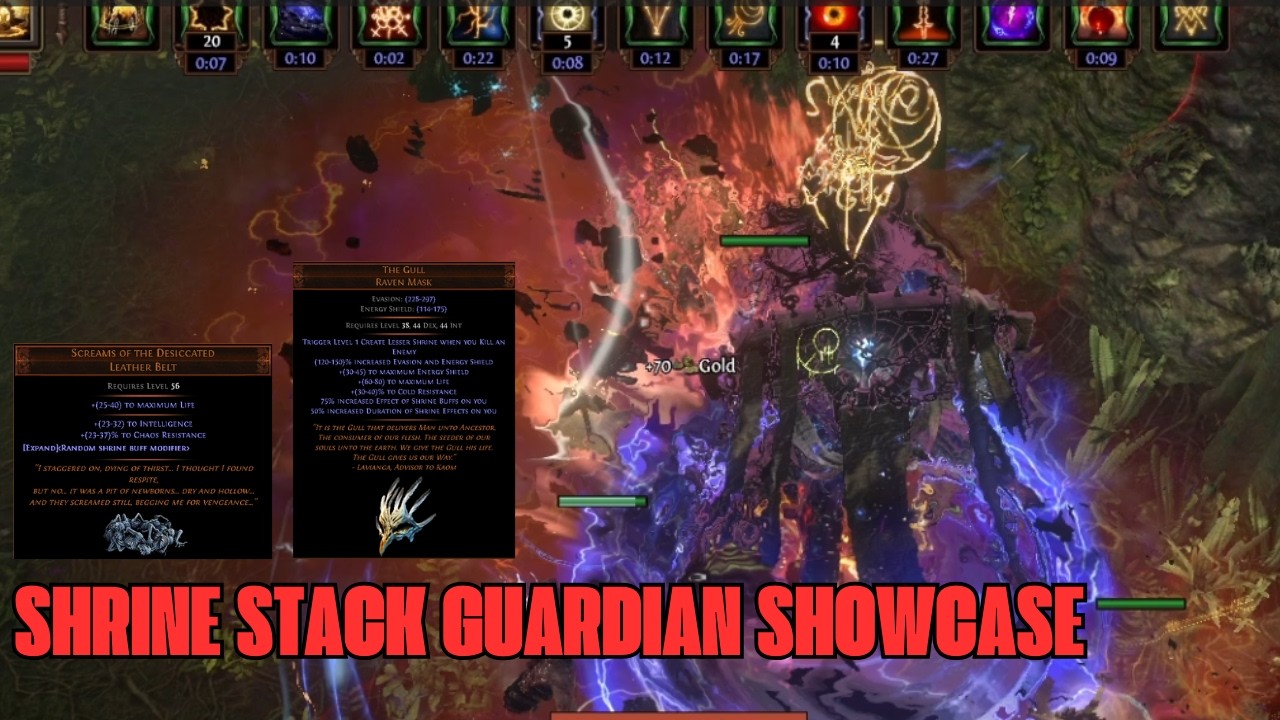 POE 3.28 SHRINE STACK GUARDIAN DIVINE BLAST SHOWCASE