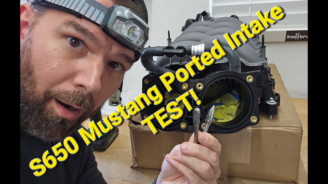 Grinding Away! S650 MUSTANG COYOTE V8 Ported Intake Manifold Test - USING THE DRAGY AS A 