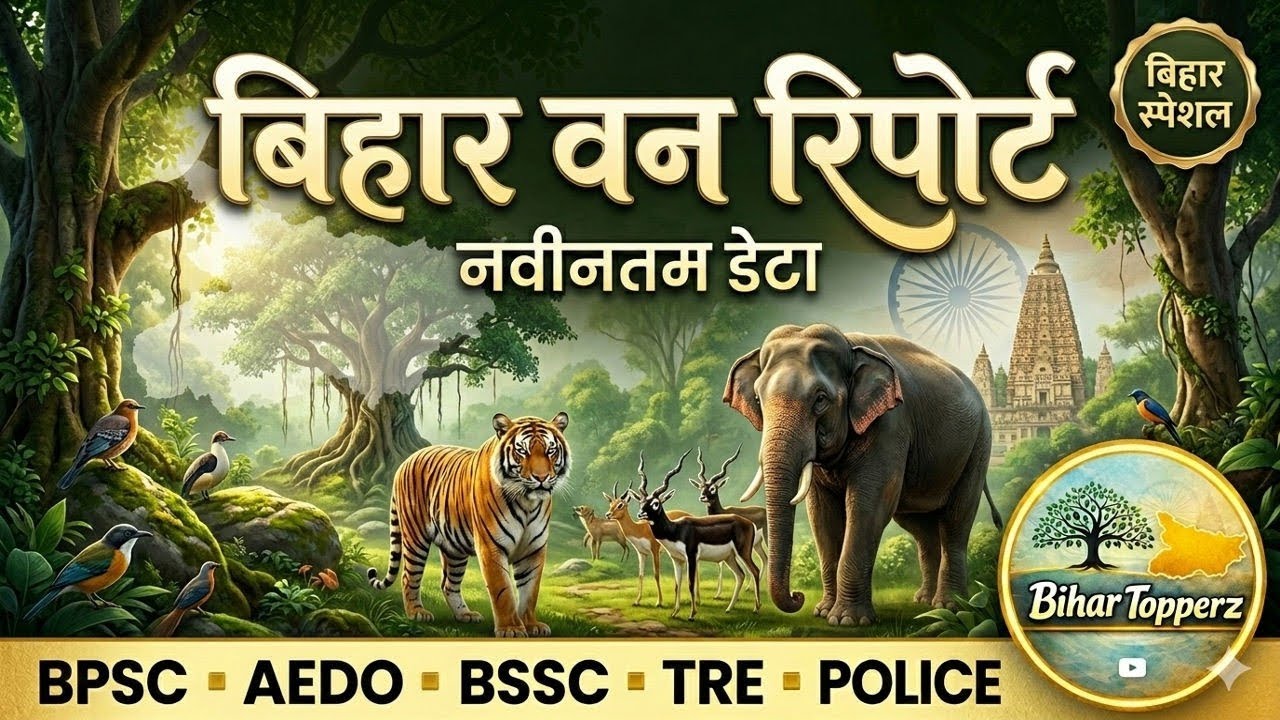 🌳 बिहार वन रिपोर्ट | Bihar Forest Report Complete Analysis 🌳l #bpsc #bihar #static #gk #bssc #aedo 