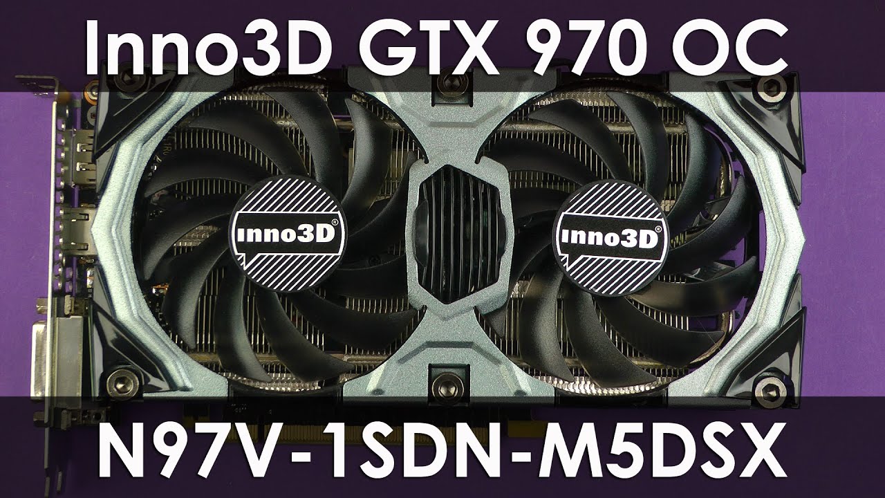 Распаковка Inno3D GTX 970 OC (N97V-1SDN-M5DSX)