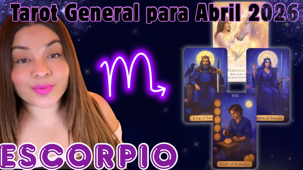 ESCORPIO♏️Ya es tu mes!!Toca que recibas todo este Amor❤️Todo este Dinero💰y sancion! Abril 2026