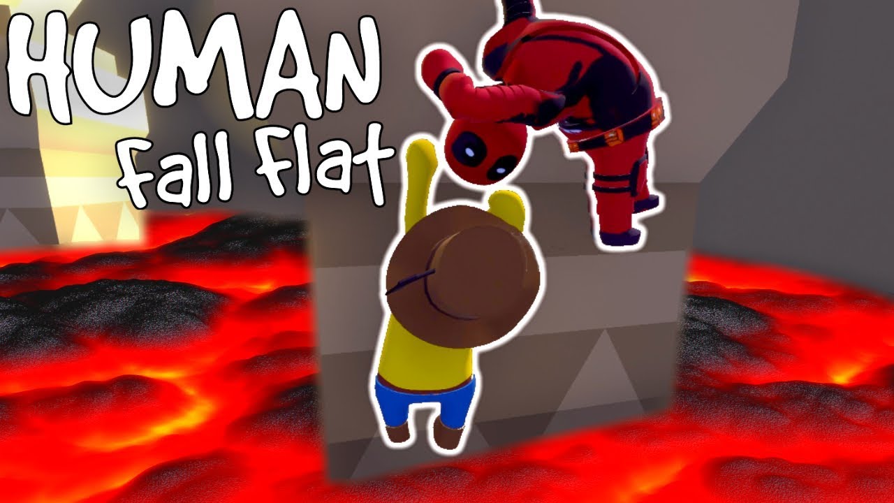 THE FLOOR IS LAVA IN HUMAN FALL FLAT! | Multiplayer Human Fall Flat Gameplay