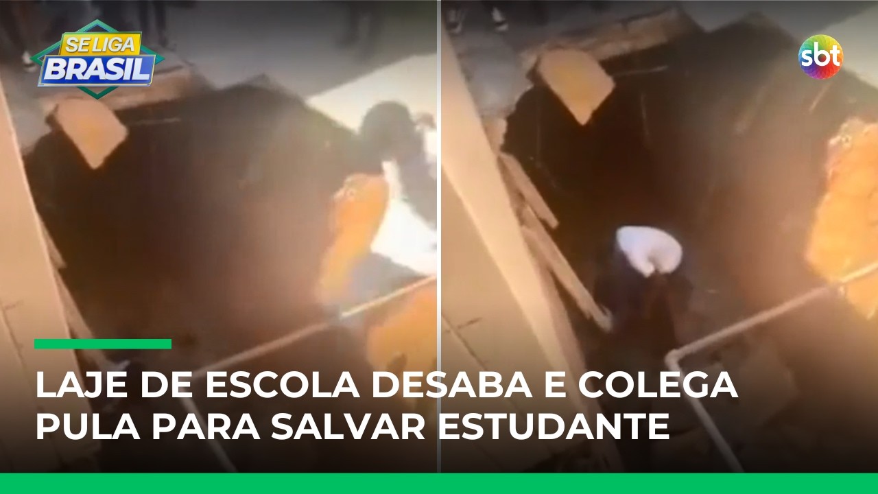 Estudante cai em buraco após chão de escola ceder em Pernambuco | #SeLigaBrasil