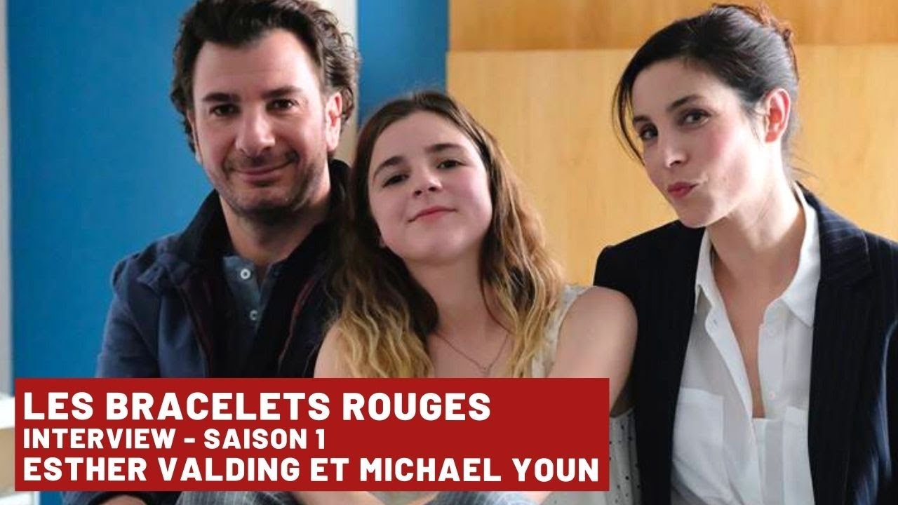 Interview d'Esther Valding et Michaël Youn | Les Bracelets Rouges Saison 1