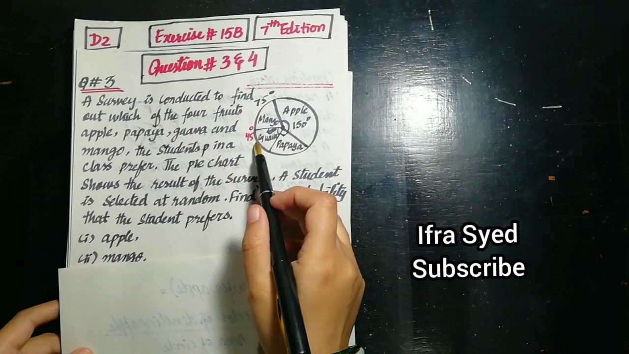 Mathematics Book 2 (D2) |  7th Edition | Exercise # 15 B |Q # 3 & 4 | Ifra Syed | in Urdu\Hindi