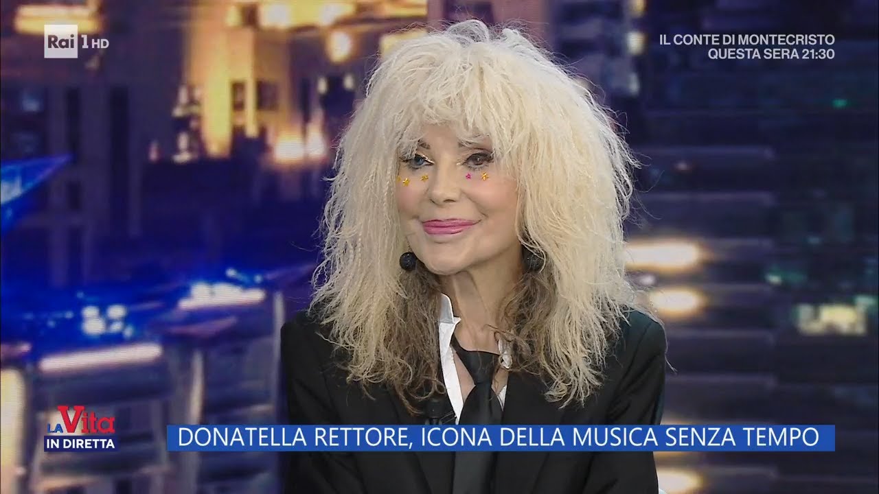 Donatella Rettore, icona della musica senza tempo - La Vita in diretta 13/01/2025