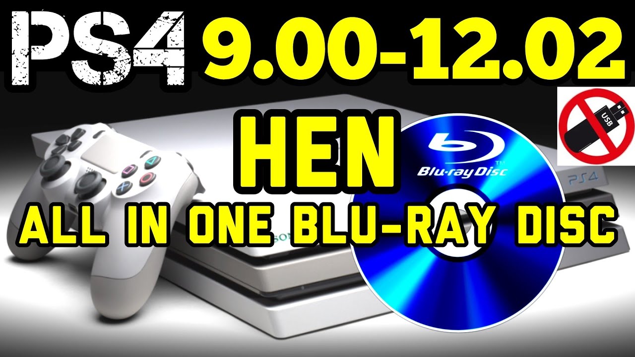✅ PS4 9.00-12.02 Blu-ray AIO 1.2 Lapse HEN offline nolyth ct01 external bluray drive burner writer✅