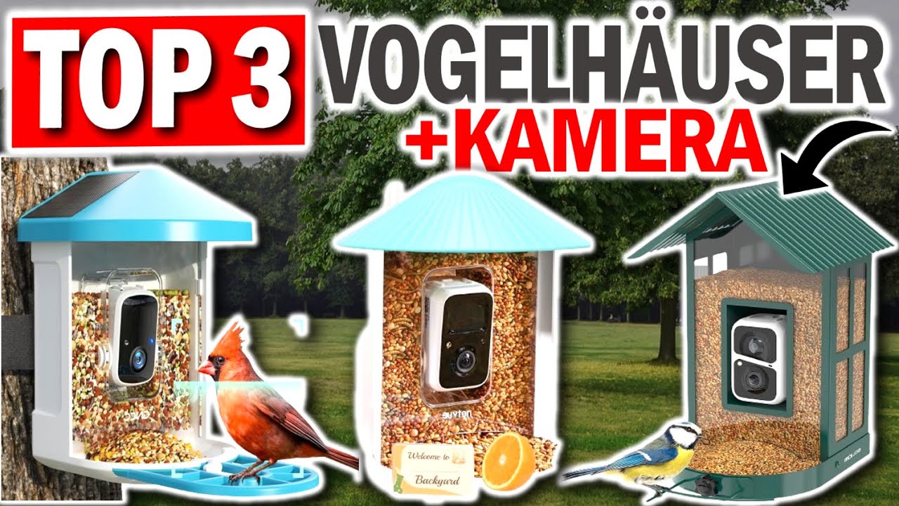 Top 3 VOGELH&Auml;USER MIT KAMERA 2026 | Top 3 Kamera-Vogelfutterspender