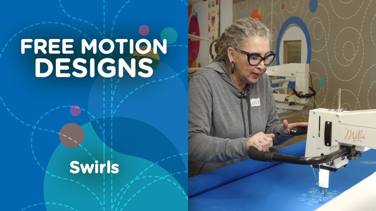How to quilt swirls on your longarm quilting machine