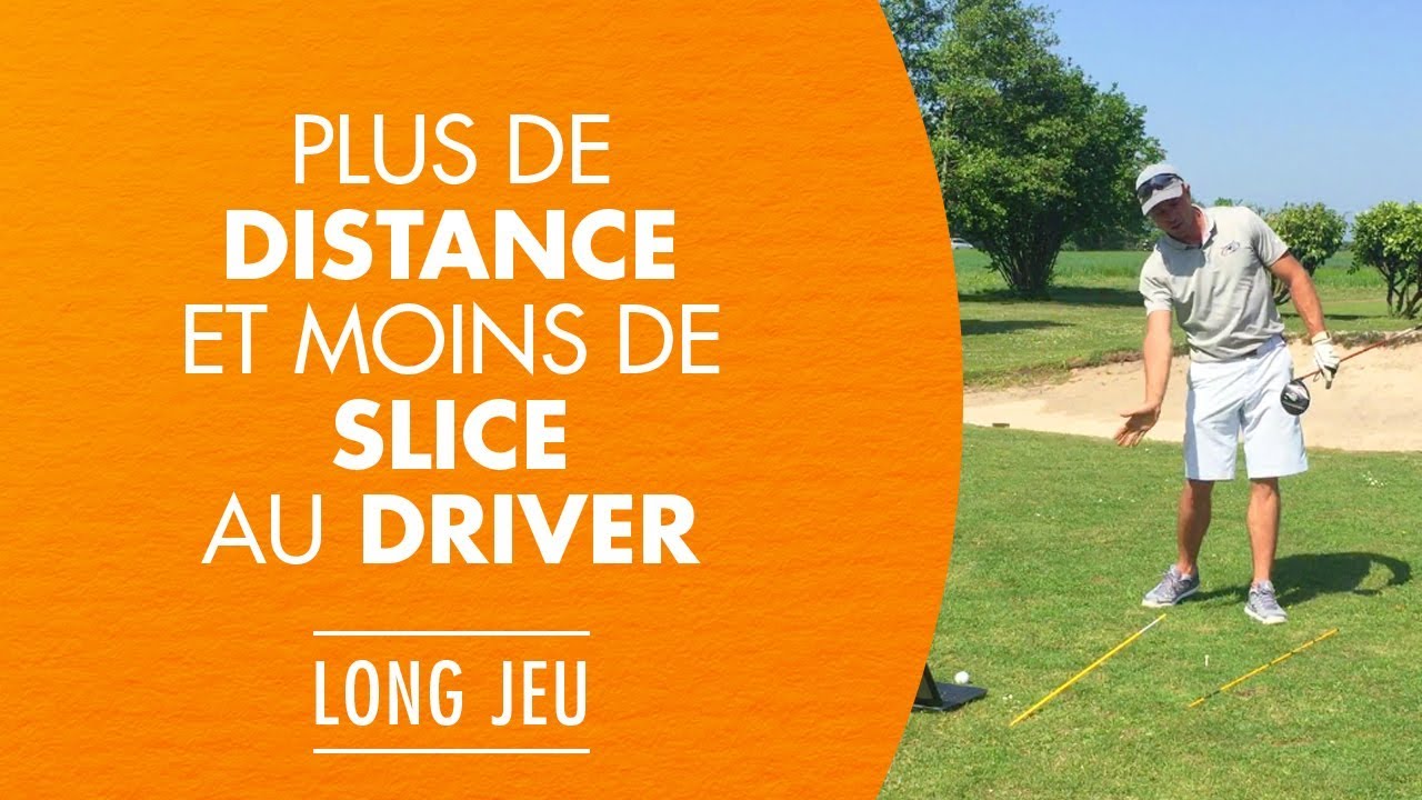 Gagner en distance au drive et corriger le slice! Angle d'attaque et chemin de club