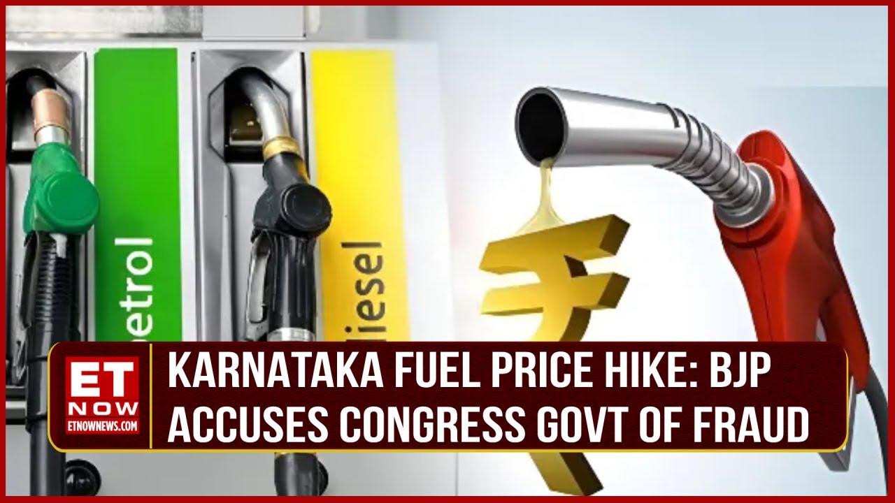 BJP Blames Congress For Financial Fraud Amid Karnataka Fuel Price Hike | BJP Vs Congress | Top News