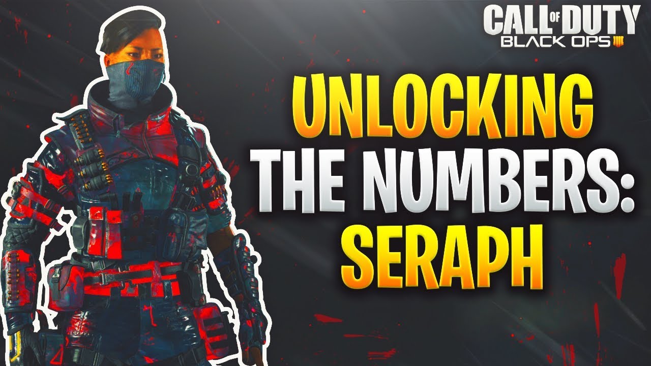 HOW TO UNLOCK THE NUMBERS OUTFITS IN BLACK OPS 4:SERAPH NUMBERS OUTFIT EASY UNLOCK (COD BO4 )