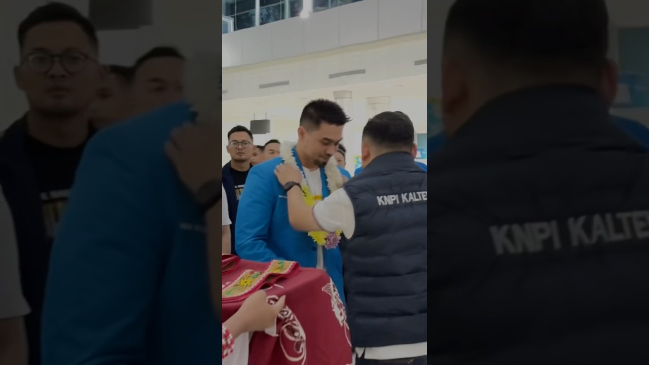 Penjemputan Ketua Umum DPP KNPI di Bandara Tjilik Riwut PKY 🤩 | 