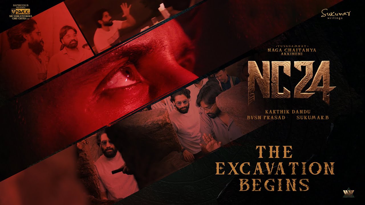 #NC24 - The Excavation Begins | Naga Chaitanya | Karthik Dandu | Sukumar | Ajaneesh Loknath | SVCC